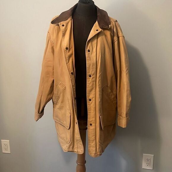 Woolrich Men's Tan Wool Blend Aztec Navajo Blanket Lined Jacket Size XL - Picture 2 of 15